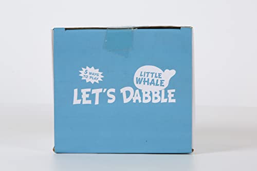 Beige bath toy – blue whale with 5 interchangeable water sprays