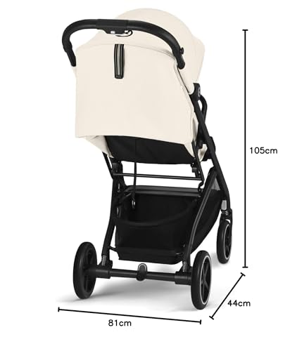 Cybex Beezy Gold jalutuskäru, sünnist kuni 22 kg, Canvas White