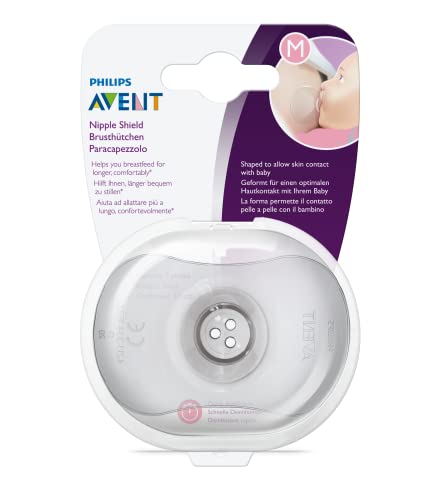 Philips Avent rinnanibukaitsmed hoiukarbi ja 2 kaitsega, suurus M