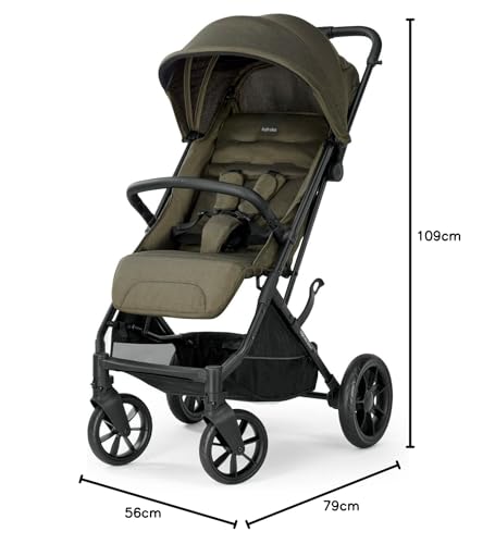 Inglesina Zenit jalutuskäru, roheline, kuni 22 kg, pehme vedrustus ja lai iste