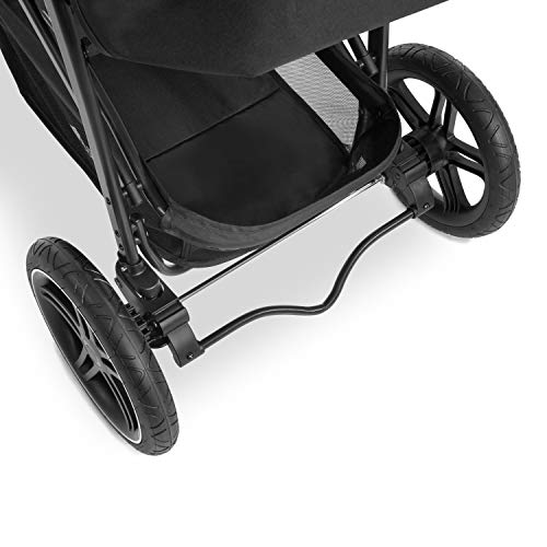 Hauck Rapid 3R kolmerattaline jalutuskäru, must, kuni 25 kg