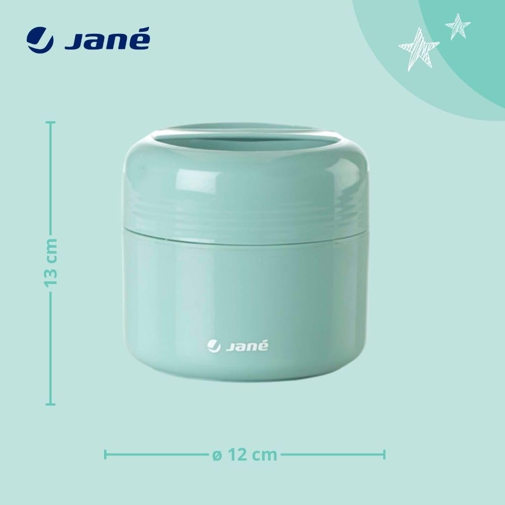 Jané termospurk beebipudrule, 550 ml, mikrolaineahjus ja sügavkülmas kasutatav, münt