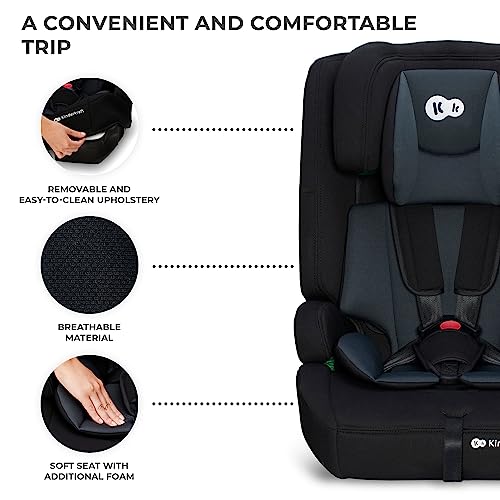 Kinderkraft Safety FIX2 i-Size turvatool 76–150 cm, Isofix, 15 kuud–12 a, must