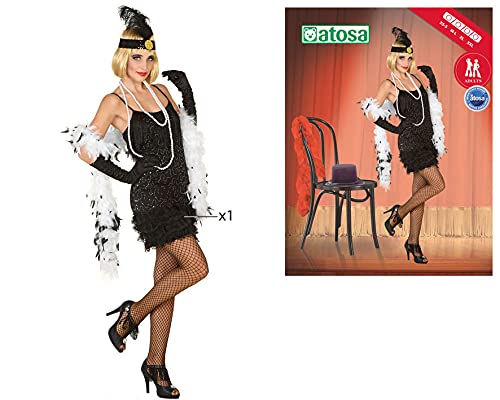 Naiste Charleston kostüüm XS–S, black