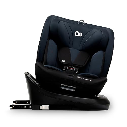 Kinderkraft I-Grow i-Size pöörlev turvatool 0–12 a (40–150 cm / 0–36 kg), must/tumesinine