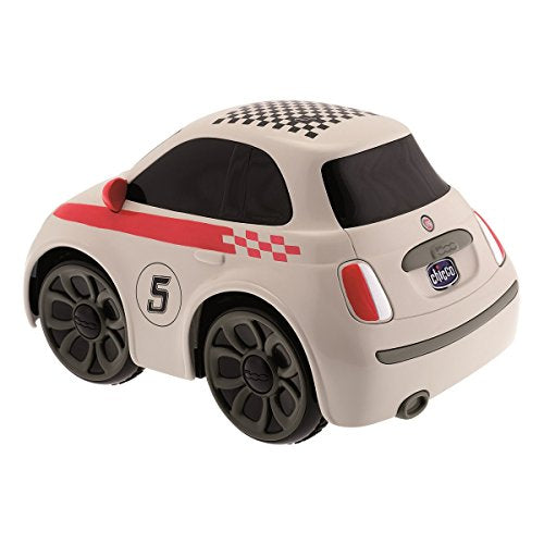 Chicco Fiat 500 Sport kaugjuhitav puldiauto lastele, valge