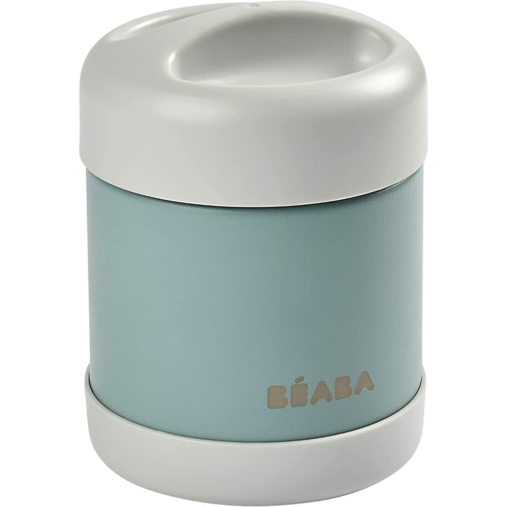 Béaba termospurk beebitoidule, roostevabast terasest, 300 ml, hall/roheline