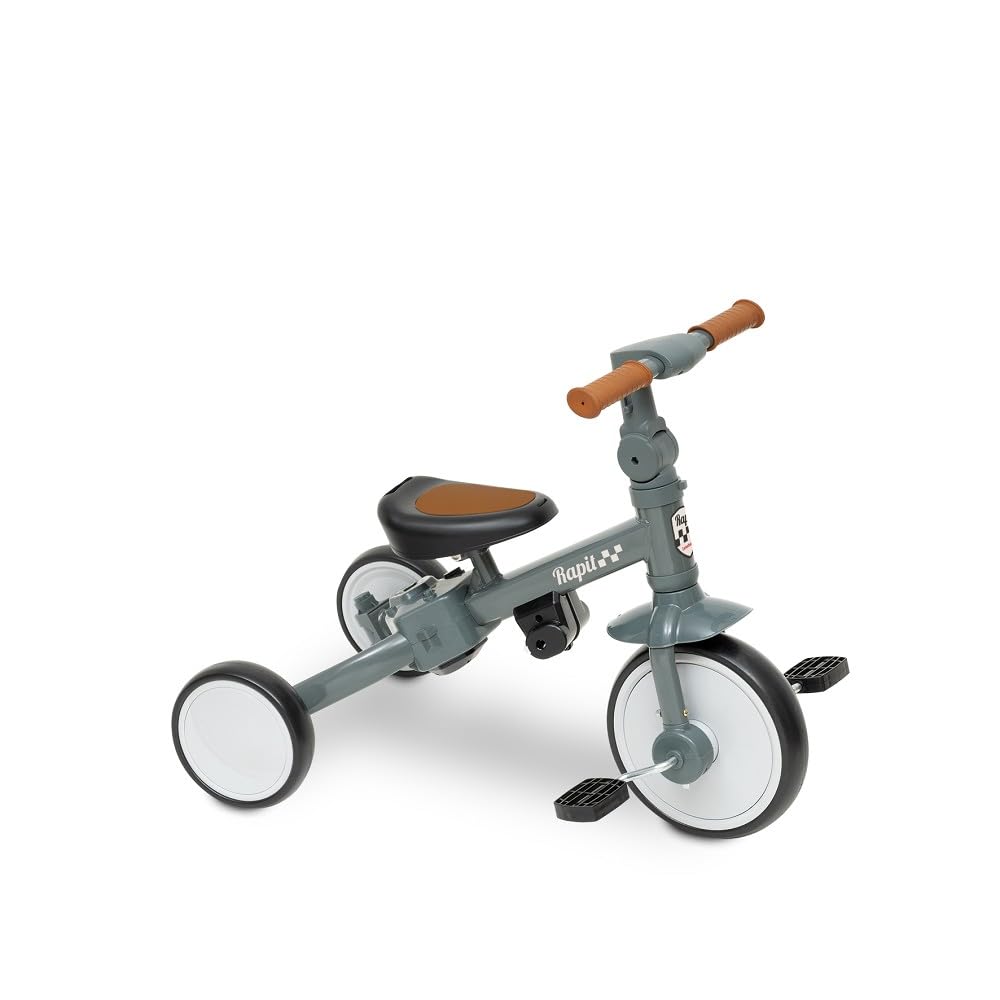 Interbaby 5-in-1 evolutionary tricycle, bluish gray
