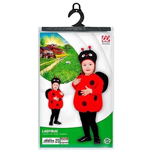 Widmann ladybug costume for children, 90-104cm