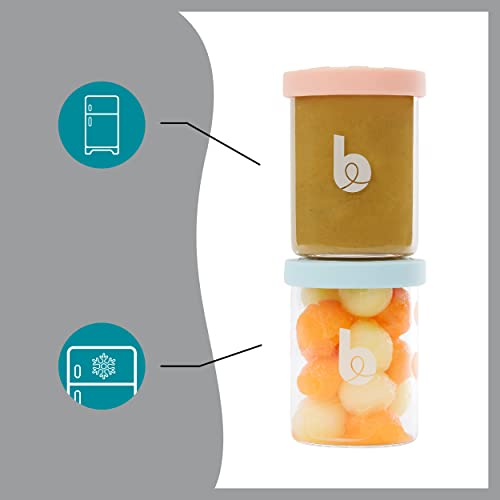 Babymoov ISY BOWLS glass food container set, 6 × 250 ml