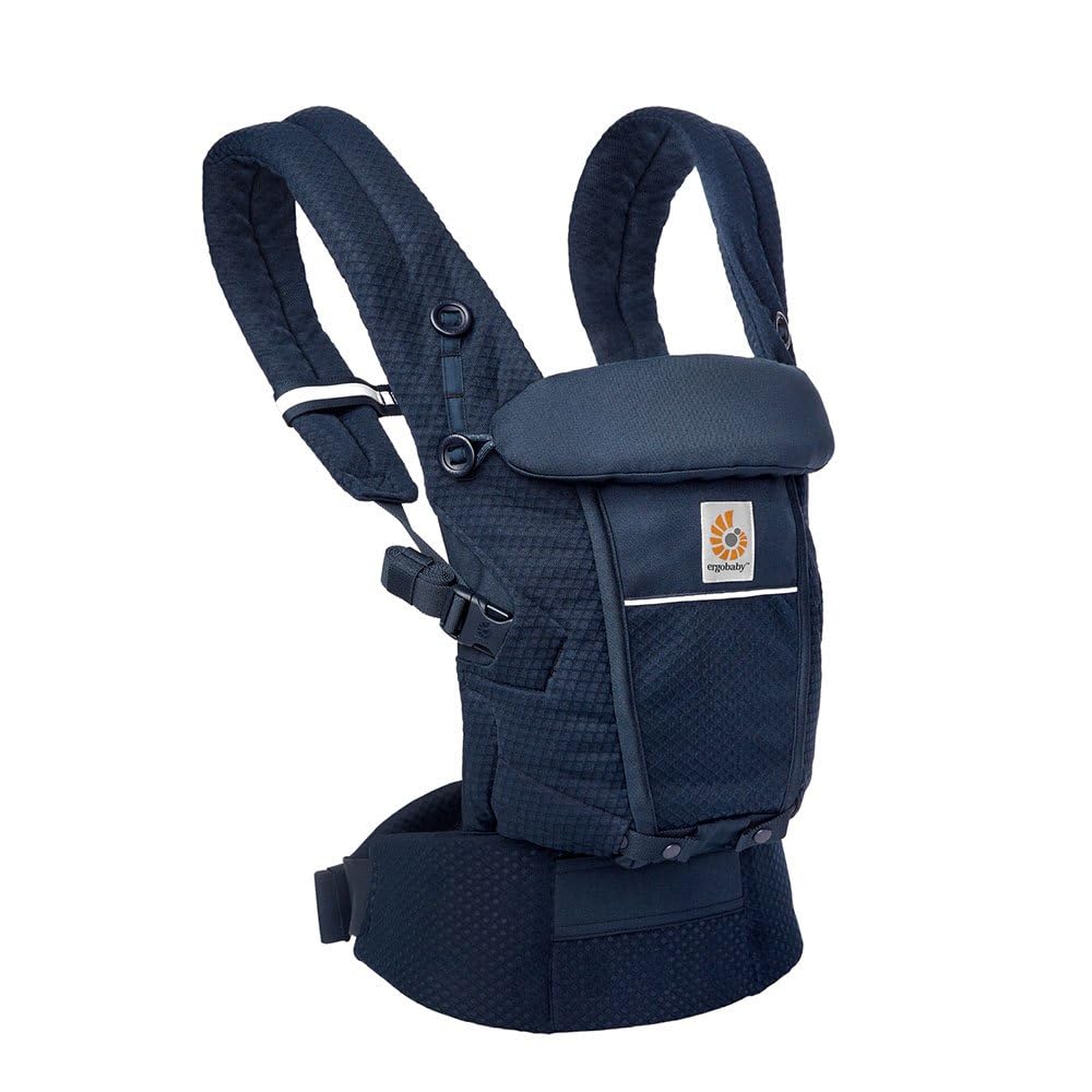 Ergobaby Adapt SoftFlex Mesh beebikandekott, 0–4 a, 3 asendit, tumesinine