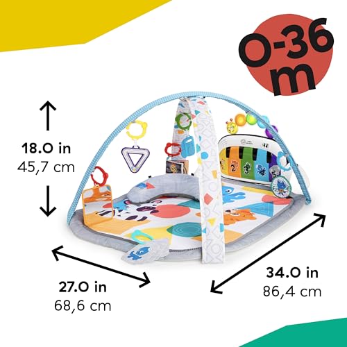 Baby Einstein 4-ühes Kickin’ Tunes muusikaline tegevusmatt ja klaveriga mängukeskus