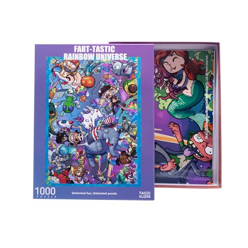 TAOZI&LIZHI funny 1000-piece puzzle "Rainbow Universe", for adults