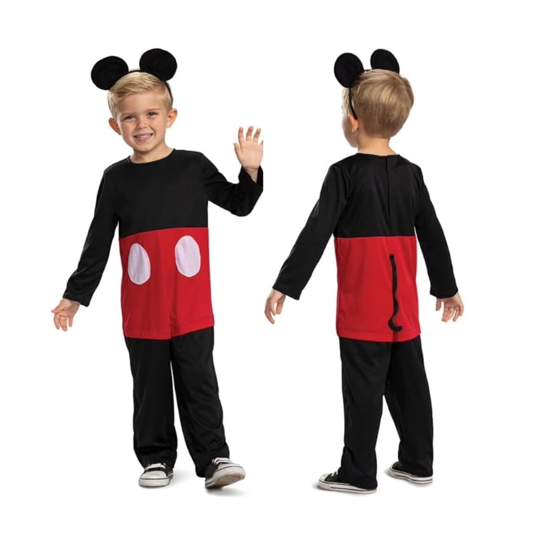 Disney official Mickey Mouse classic costume, 3-4 years
