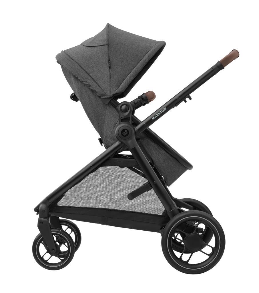 Maxi-Cosi Zelia S Trio 3in1 jalutuskäru komplekt CabrioFix S i-Size turvahälliga, tumehall