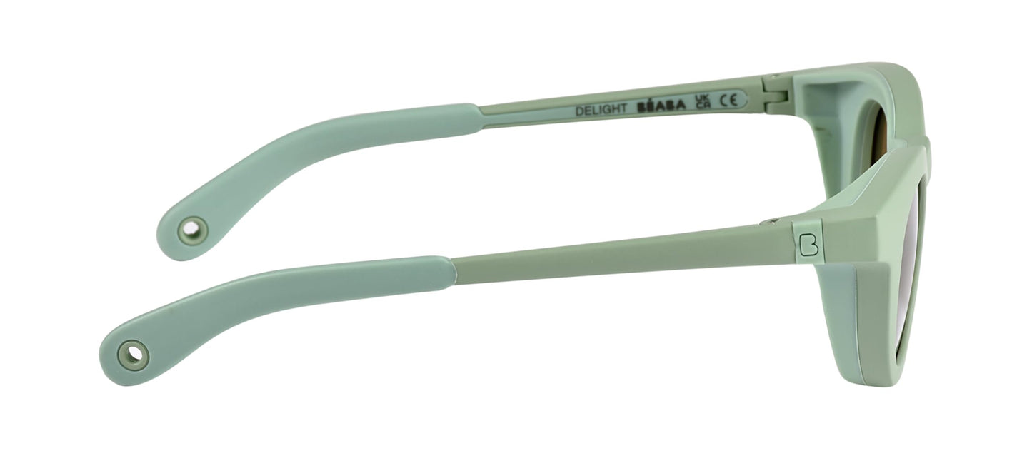 BÉABA baby sunglasses 9–24 months, UV400 protection, Retro Delight Sage Green