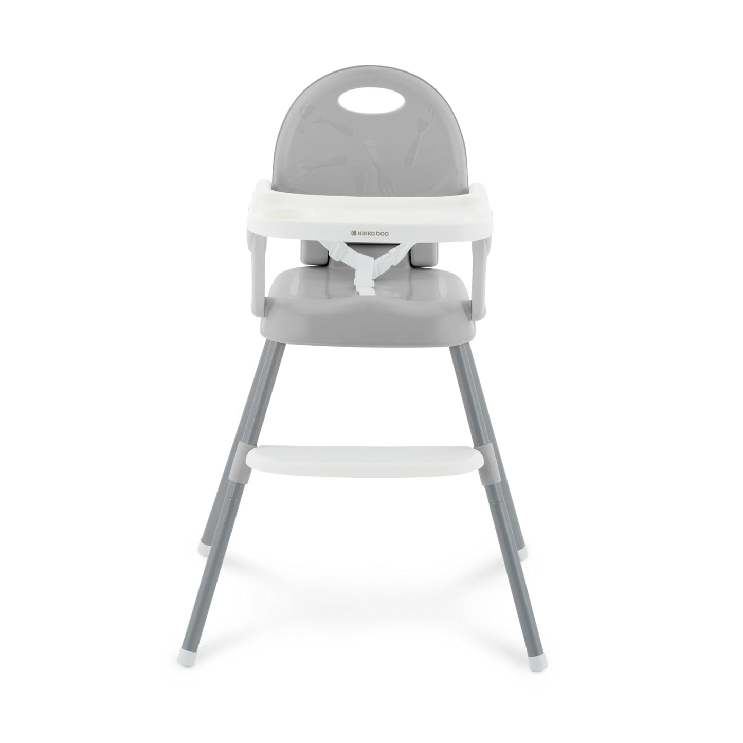 KikkaBoo SPOONY 3-in-1 söögitool, hall