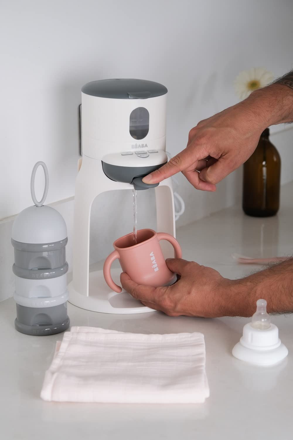 Béaba Bib'Expresso beebipudelisoojendaja, valge