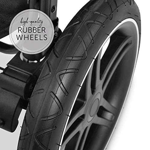 Hauck Rapid 3R kolmerattaline jalutuskäru, must, kuni 25 kg