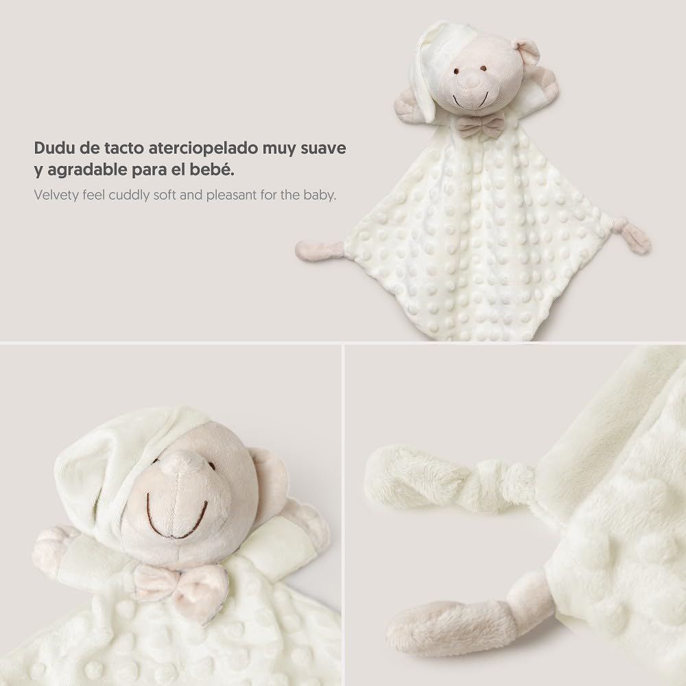 Interbaby beebitekk ja kaisukaru komplekt, 80 × 110 cm, kreem