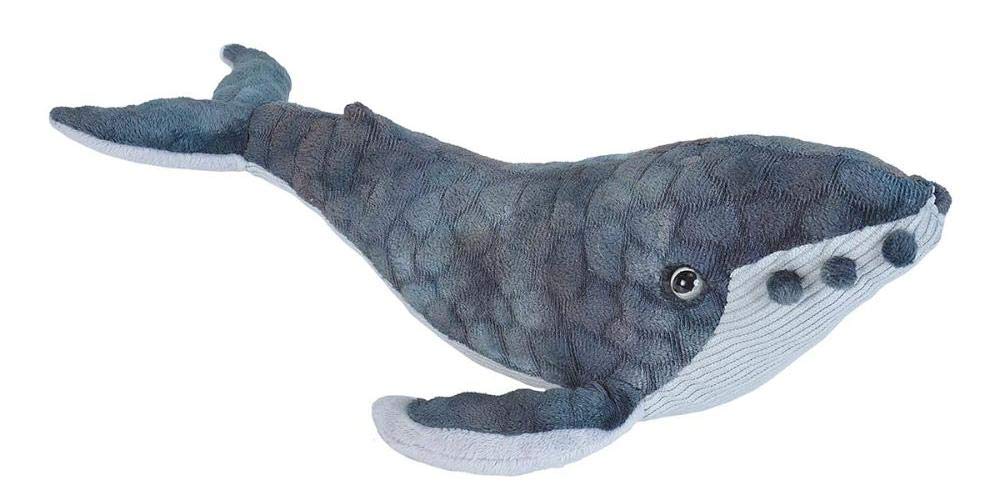 Wild Republic humpback whale plush toy, 33 cm