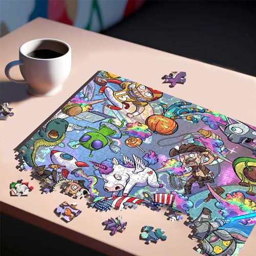 TAOZI&LIZHI funny 1000-piece puzzle "Rainbow Universe", for adults
