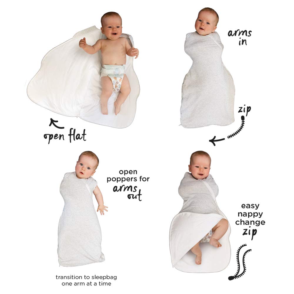 Tommee Tippee Grobag Snuggle baby sleeping bag 0–4 months, 2.5 TOG, pink