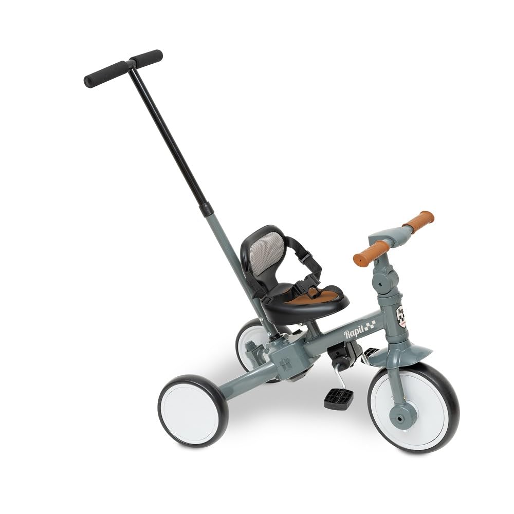 Interbaby 5-in-1 evolutionary tricycle, bluish gray