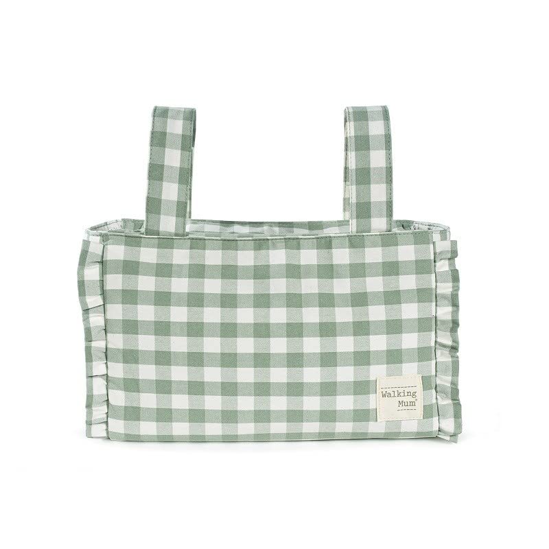 Walking Mum Remy stroller organizer, green, 32 × 17 × 12 cm