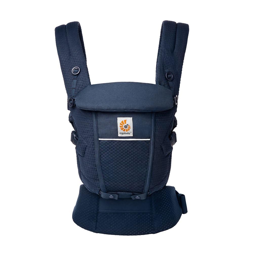 Ergobaby Adapt SoftFlex Mesh beebikandekott, 0–4 a, 3 asendit, tumesinine