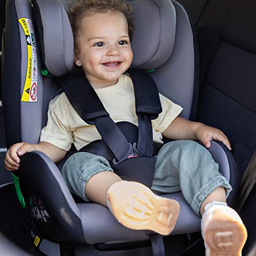 Bebeconfort EvolveFix Plus i-Size car seat, 360° rotating, 0–12 years / 40–150 cm, Black Mist
