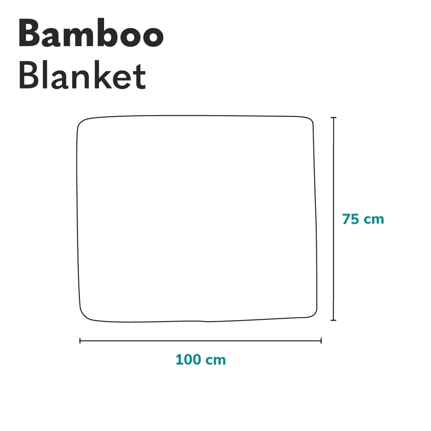Lionelo bambusest beebitekk 100×75 cm, 100% puuvill, antibakteriaalne ja hüpoallergeenne, beež