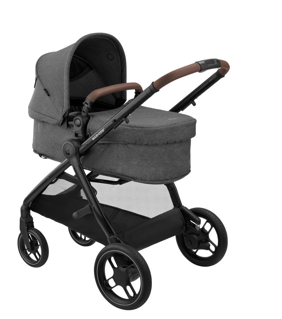 Maxi-Cosi Zelia S Trio 3in1 jalutuskäru komplekt CabrioFix S i-Size turvahälliga, tumehall