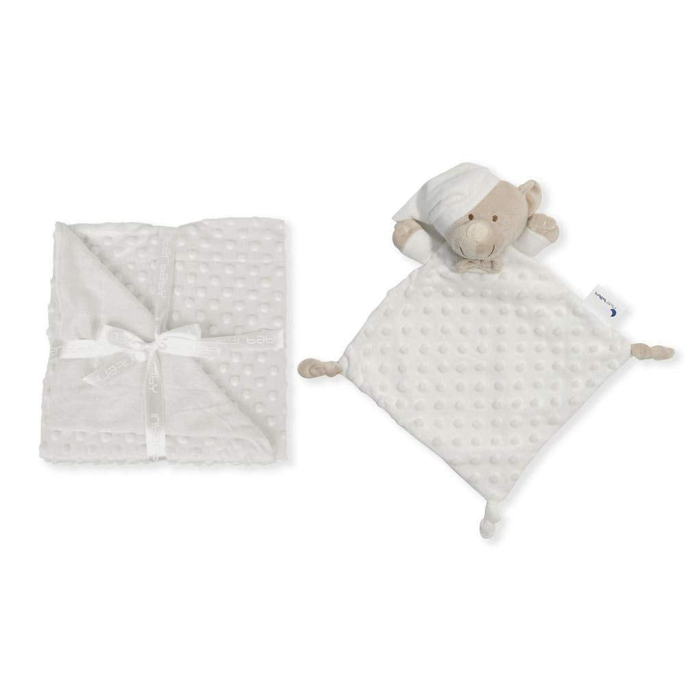 Interbaby beebitekk ja kaisukaru komplekt, 80 × 110 cm, kreem