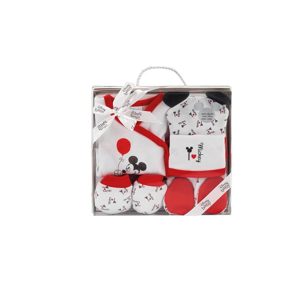 Interbaby Disney Mickey 5-osaline beebikomplekt, punane