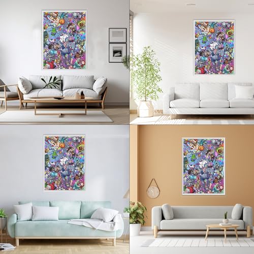 TAOZI&LIZHI funny 1000-piece puzzle "Rainbow Universe", for adults