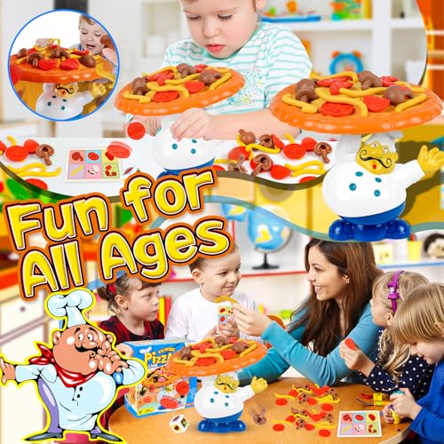 Tasakaalu game "Pizza Tower", a board game for the whole family