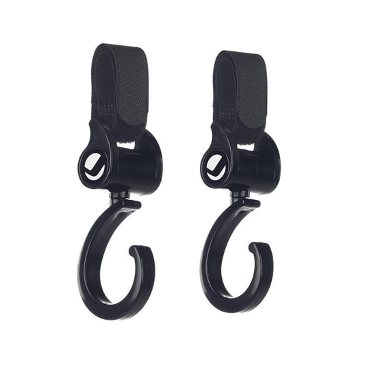 Jane universaalsed konksud vankrile (2 tk, must)