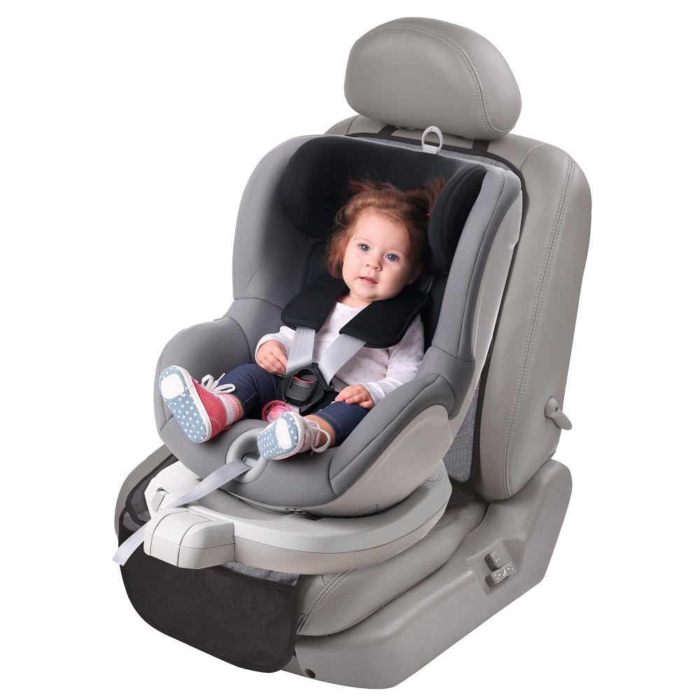 Interbaby autopeegel LED-valgustusega, kaugjuhtumispuldiga, must