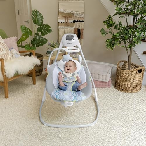 Ingenuity SimpleComfort elektriline beebikiik, 6-kiiruseline, muusika ja vibratsioon, Everston