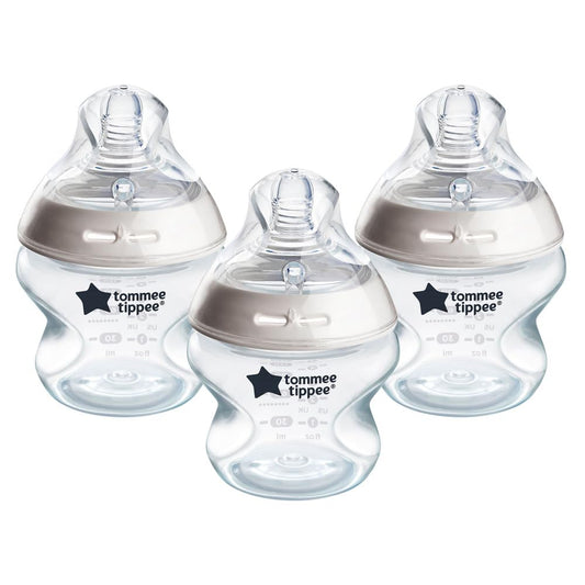 Tommee Tippee Natural Start koolikute vastased pudelid, 150 ml, 3 tk komplektis