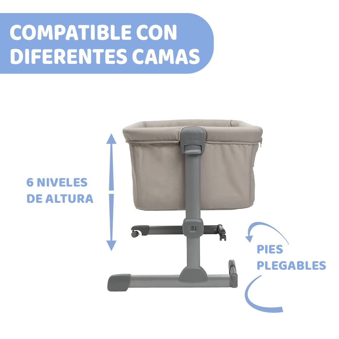 Chicco Next2Me Essential vooditasku, 0–6 kuud