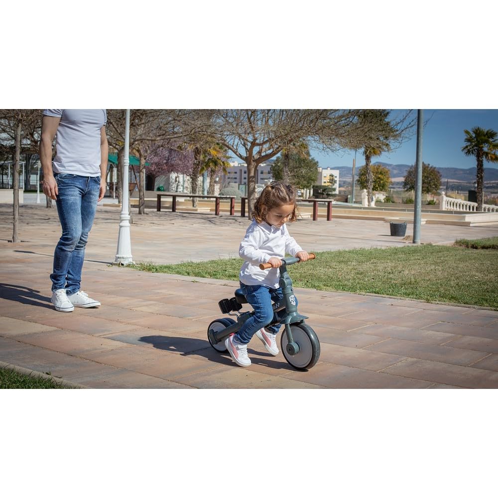 Interbaby 5-in-1 evolutionary tricycle, bluish gray