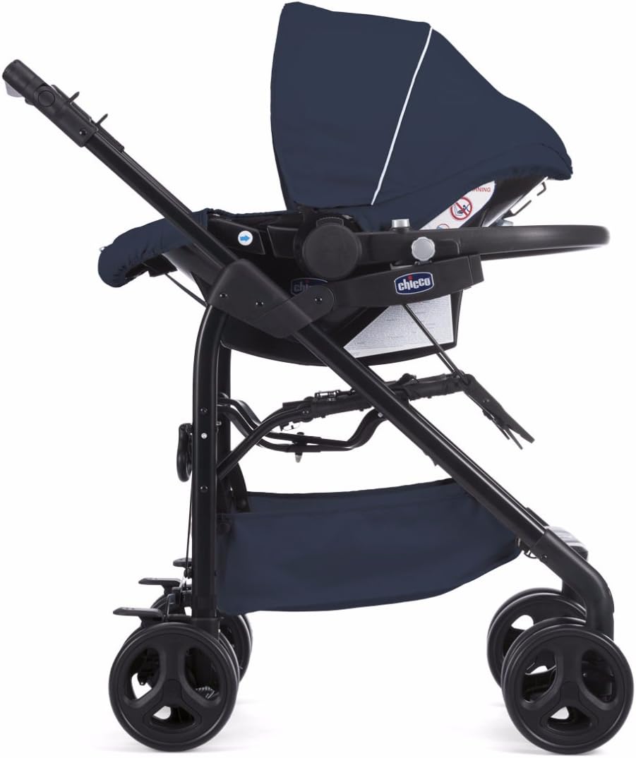 Chicco Trio Sprint 3-in-1 reisisüsteem (vanker, kandekorv ja turvahäll), tumesinine