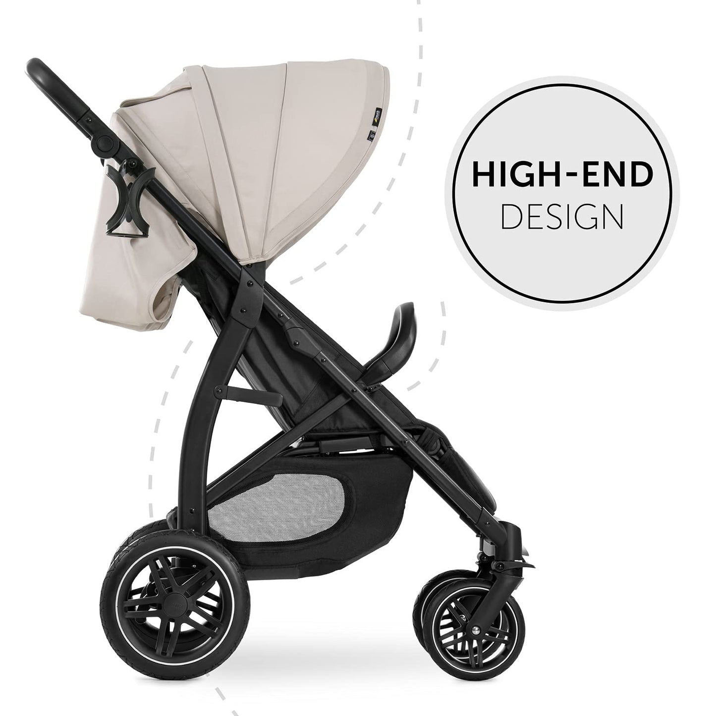 Hauck Rapid 4D kergkäru, classic beige, kuni 25 kg