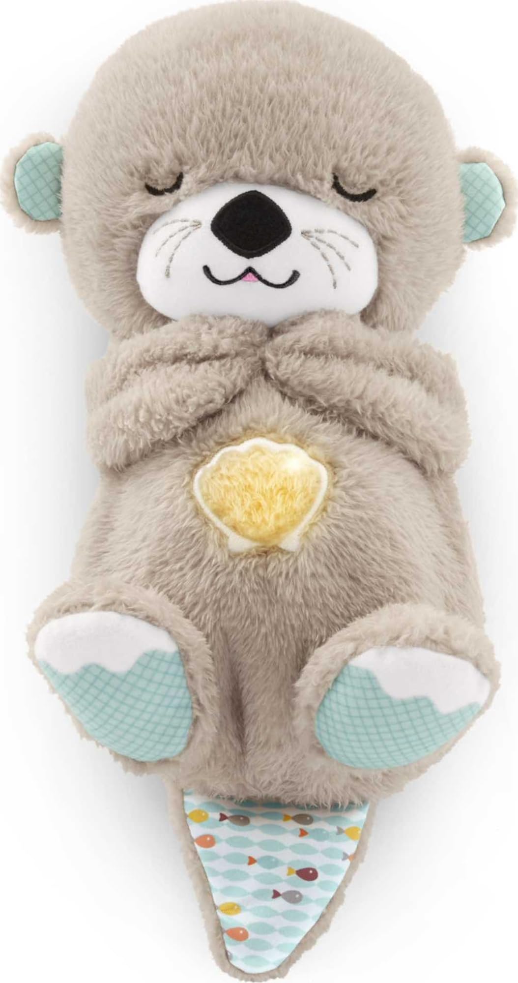 Fisher-Price kaisukas ja helimasin Soothe 'n Snuggle Otter, valguse ja hingamisliigutustega