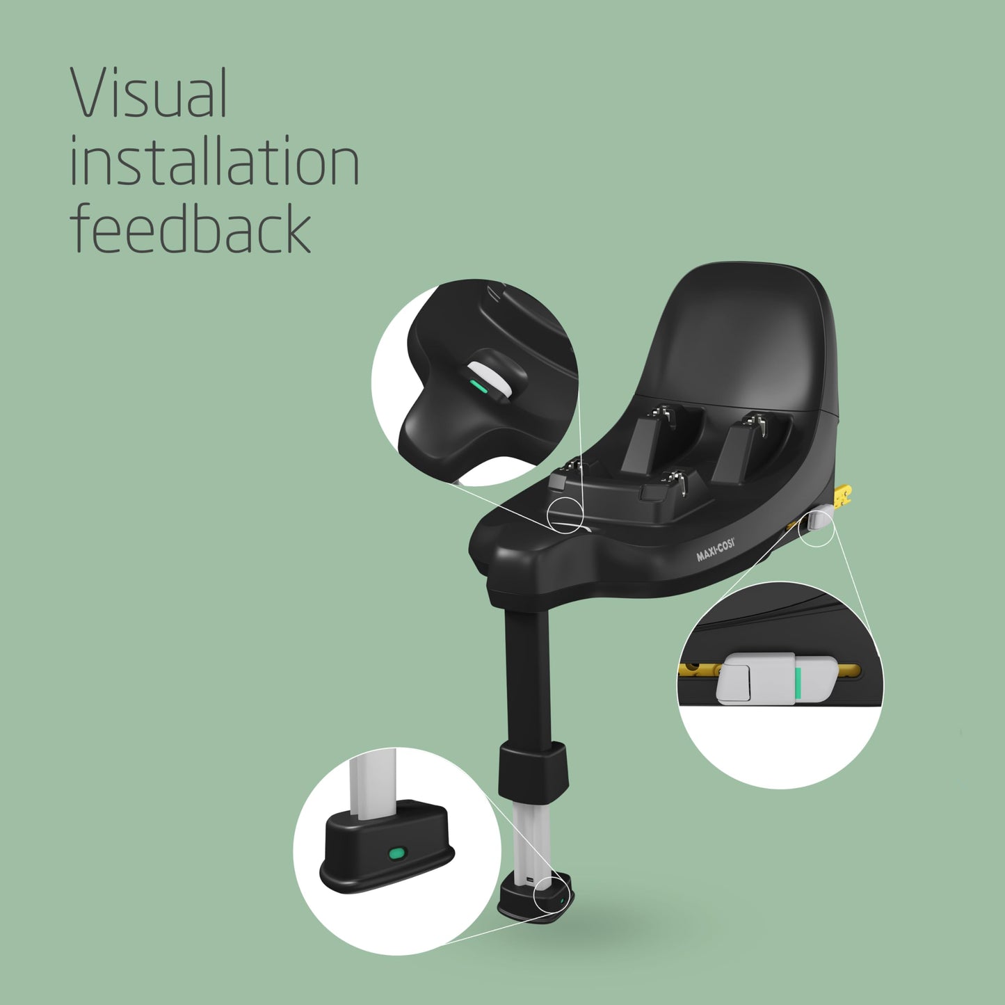 Maxi-Cosi FamilyFix S i-Size ISOFIX alus, 0–4 a, must
