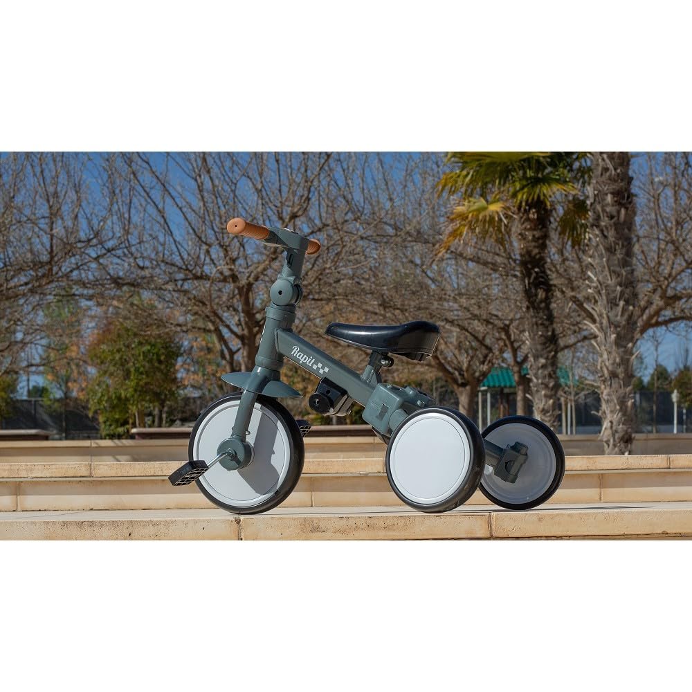 Interbaby 5-in-1 evolutionary tricycle, bluish gray