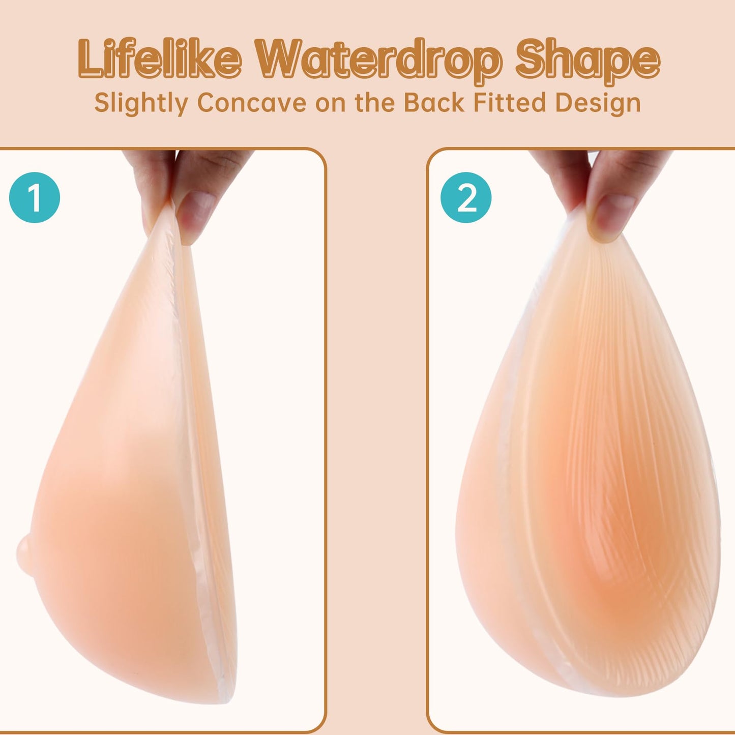 Silikoonist rindade proteesid D-suurus – meditsiiniline taastusravi abivahend