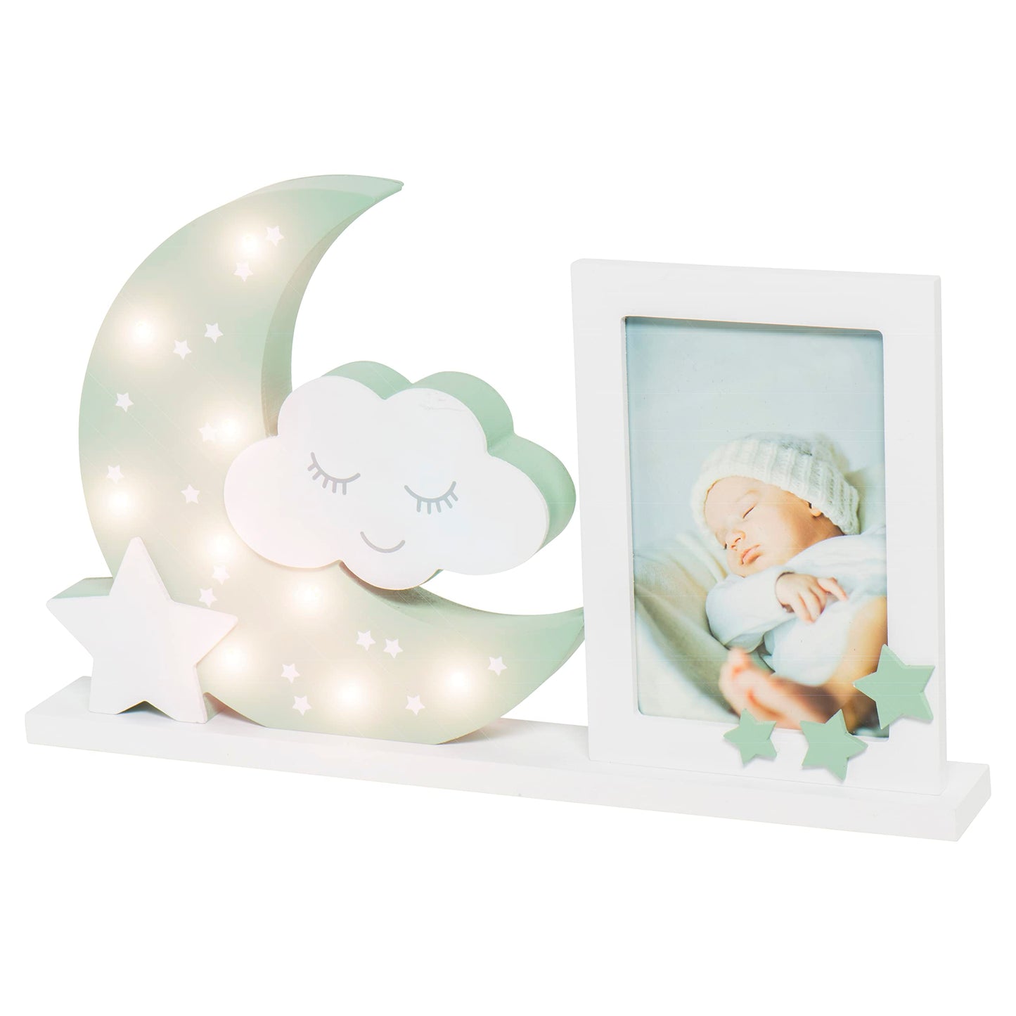 Dooky Moonlight LED-fotoraam “Misty Olive”